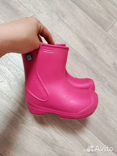 Сапожки из эва для девочки 23