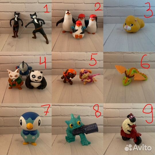 Игрушки разные Macdonalds Chupa-Chups