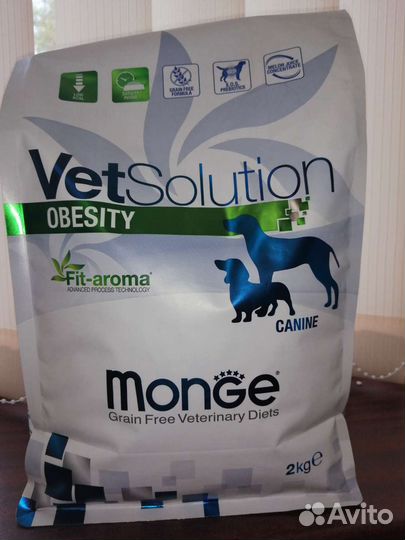 Корм сухой д/собак Монж Обессити 2кг
