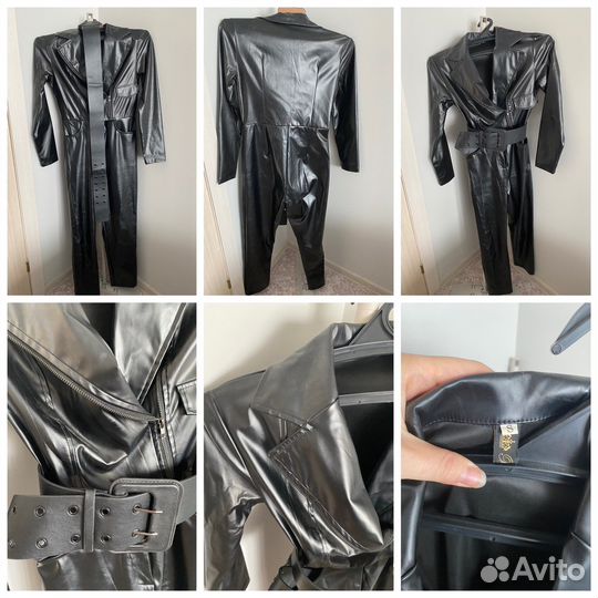 Комбинезон из экокожи
