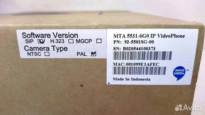 Видеотелефон Innomedia MTA 5531, новый