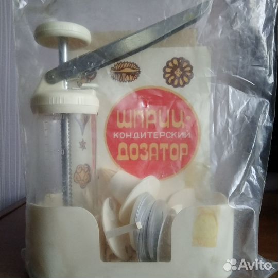 Шприц кондитерский СССР, новый