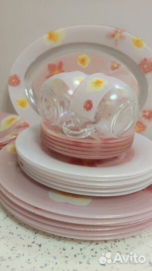 Набор столовой посуды. Люминарк, Франция