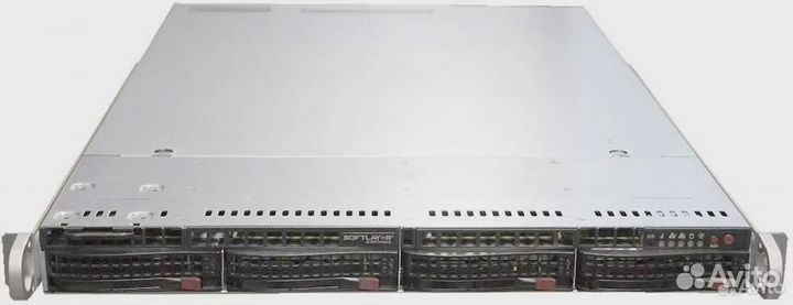 Сервер Supermicro819 4LFF NVMe 2xPlatinum8260/192g