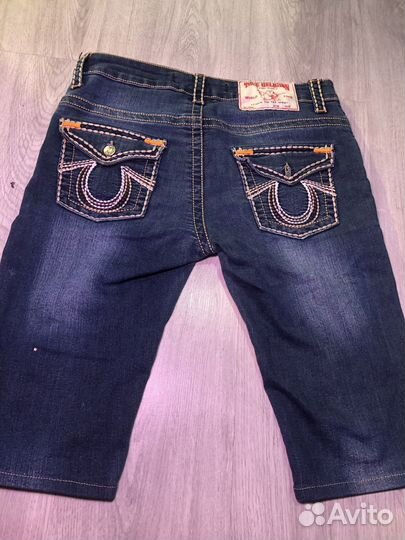 Джинсовые шорты true religion