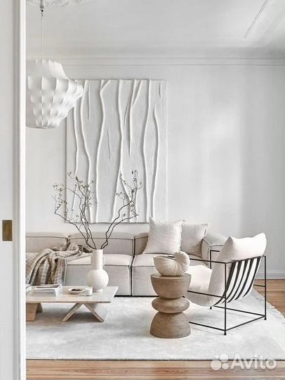 Интерьерная картина текстурная объемная