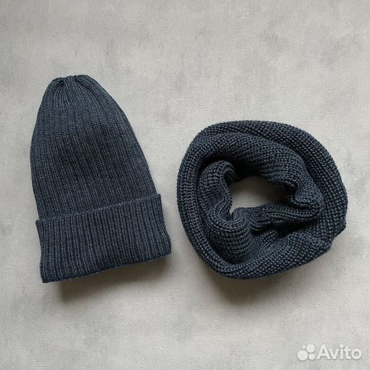 Шапка зимняя на флисе тыковка