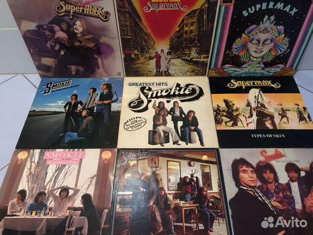 Пластинки Supermax,Smokie из коллекции