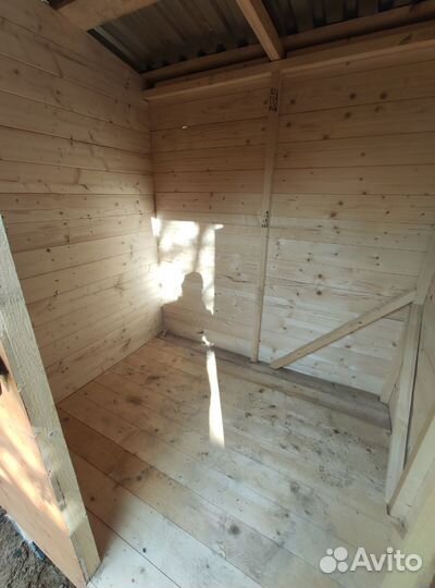 Хозблок туалет с летним душем