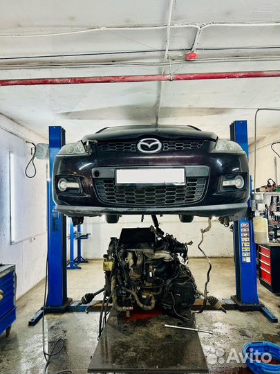 Свап комплект двигателя 2.5 L5 на Mazda CX-7