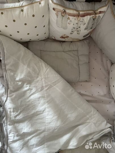 Бортики-подушки в кроватку