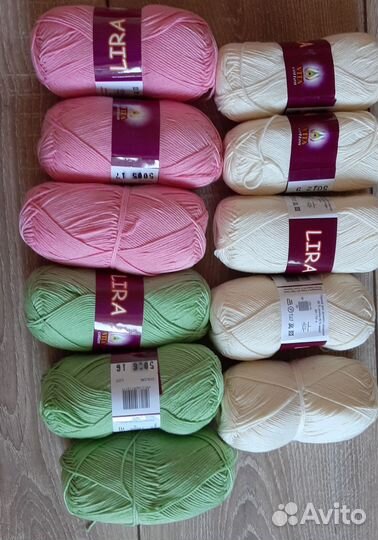 Пряжа для вязания, разная