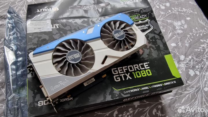 Видеокарта Palit GeForce GTX 1080 GameRock