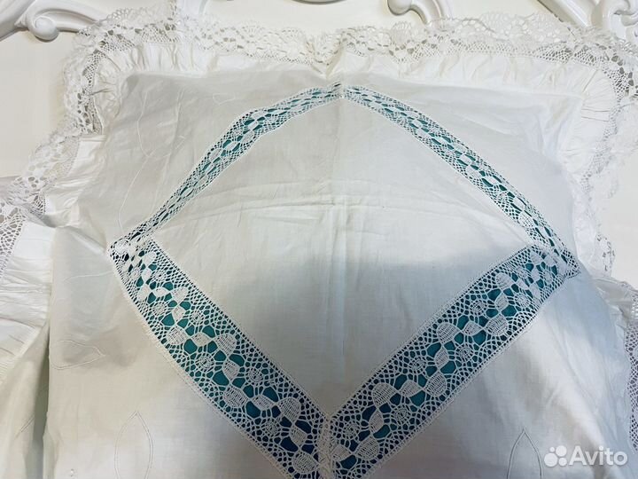 Старинные наволочки лен Германия