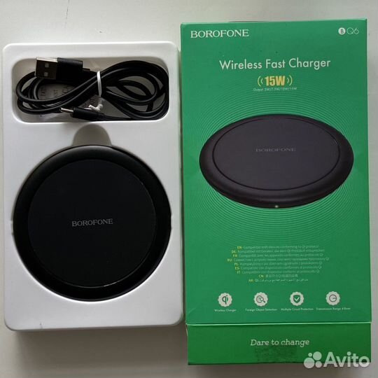 Беспроводная зарядка для iPhone/Android