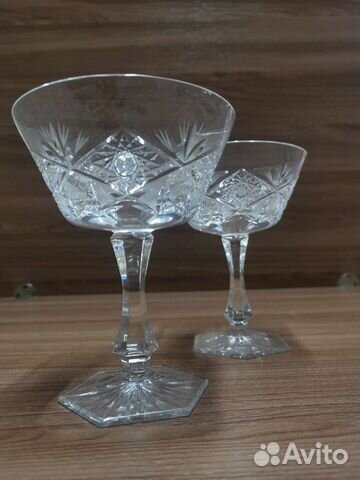 Хрустальные бокалы СССР