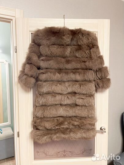 Шуба из кролика, размер XL, (маломерит)