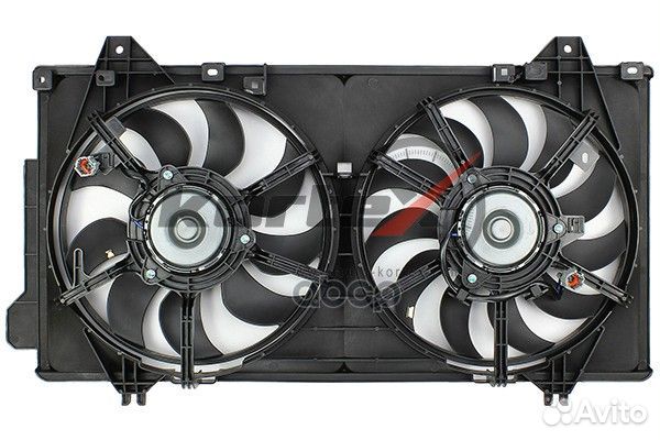 Вентилятор радиатора mazda 6 2.0/2.5 13- (2 вен
