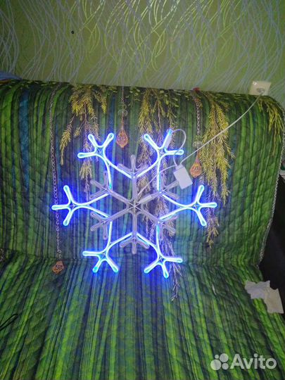 Светодиодная фигура Снежинка