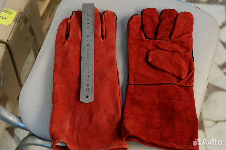 Краги сварщика из спилка с подкладкой