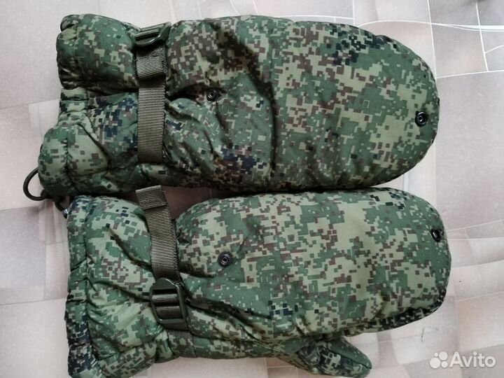 Варежки трехпалые вкпо