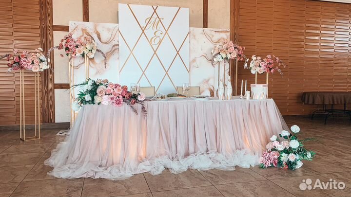 Оформление свадьбы, декоратор