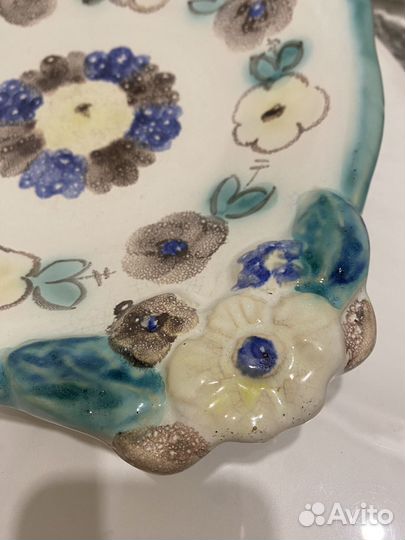 Блюдо(тарелка) фаянс СССР