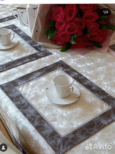 Салфетки на стол скатерть