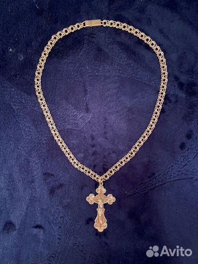 Цепь золотая мужская