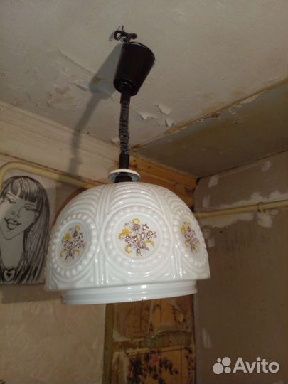 Люстра/абажур винтажная пр-ва СССР