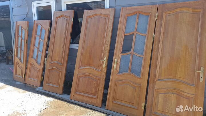 Двери межкомнатные с коробкой из ценной породы Бук