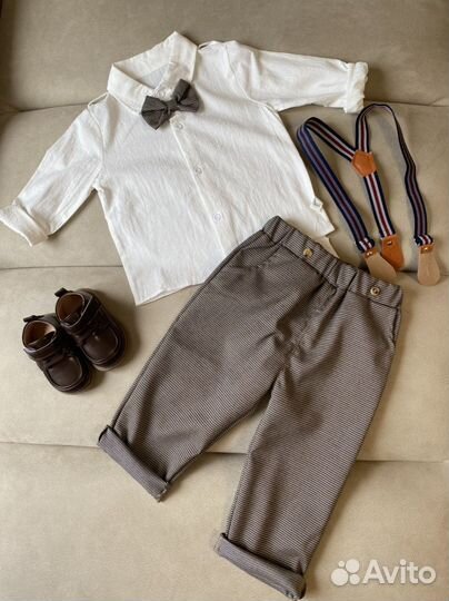 Новый нарядный костюм для мальчика с бабочкой