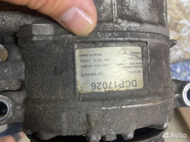 Компрессор кондиционера mercedes w203