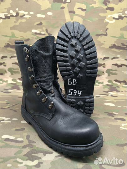 Ботинки немецкие десантные,100%кожа 43