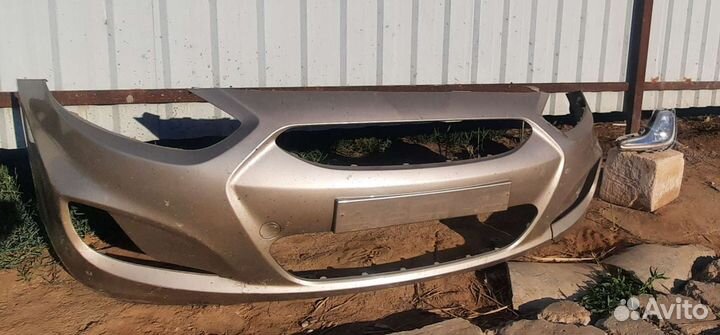 Бампер hyundai solaris б/у