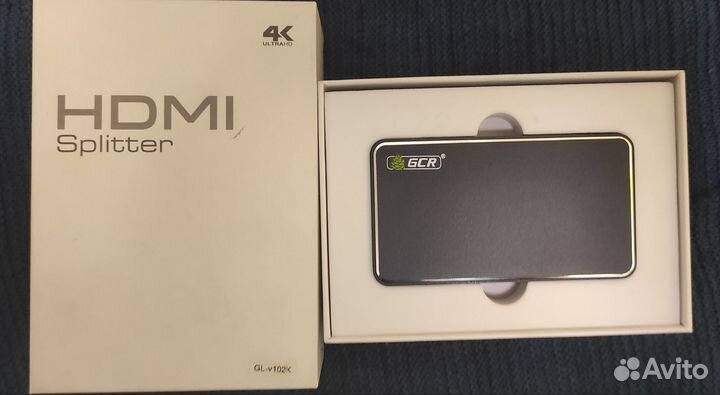 Разветвитель hdmi GL-v102K, 1 на 2 выхода