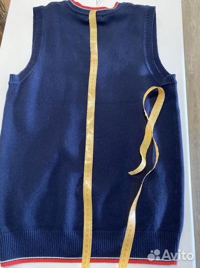 Жилет школьный синий 164