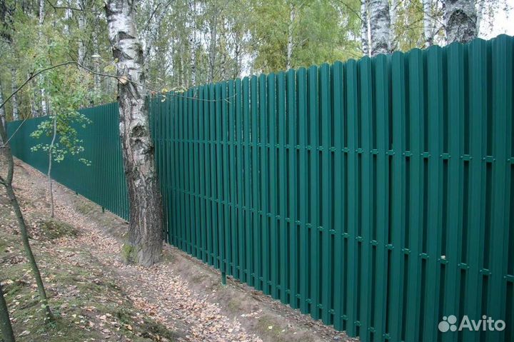 Забор. Штакетник. Профлист. Сетка. Рабица