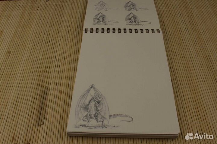 Дизайнерский блокнот с драконами