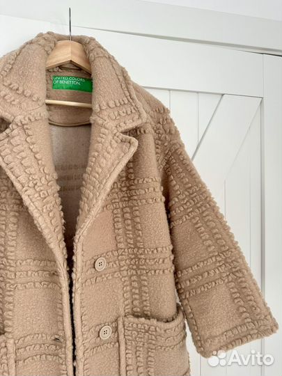 Пальто шерсть Benetton 44