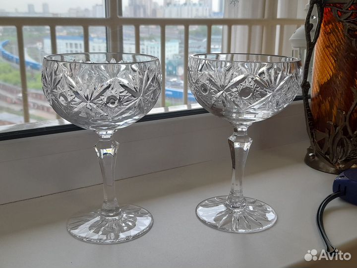 Фужеры для шампанского хрусталь СССР
