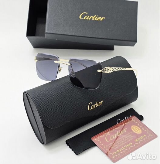 Очки новые Cartier с пантерой