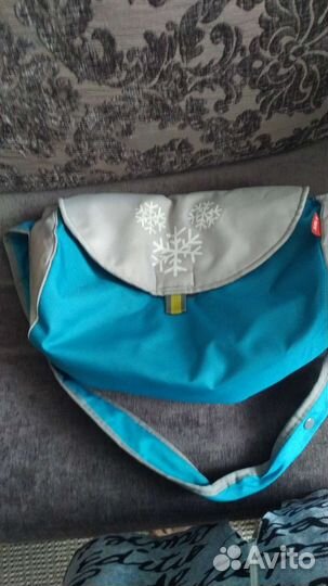 Детские санки коляска с колесами б/у