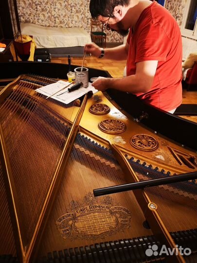 Настройка ремонт пианино и роялей