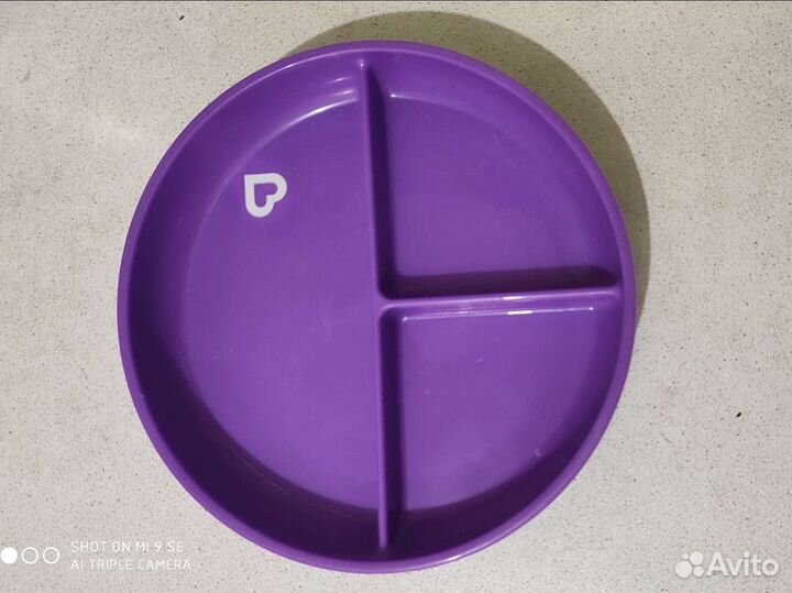 Детская тарелка на присоске