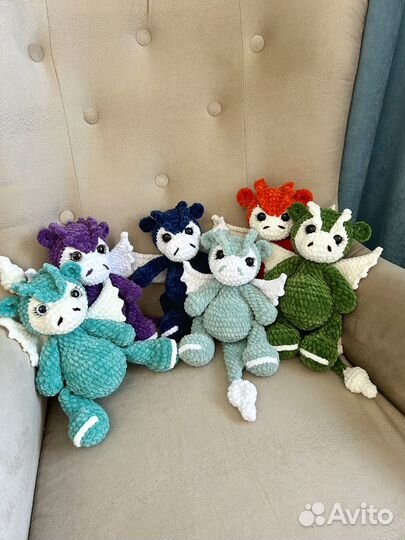 Мягкая игрушка дракон