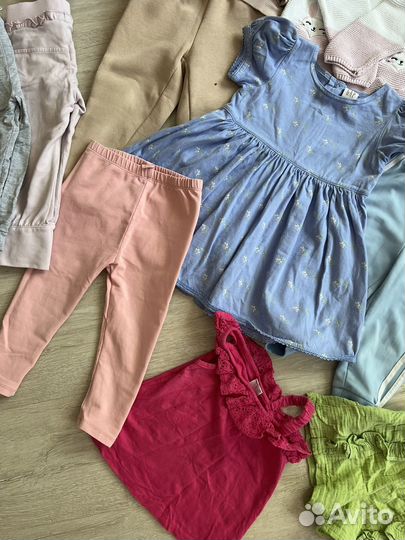 Пакет фирменных вещей на девочку 86-92