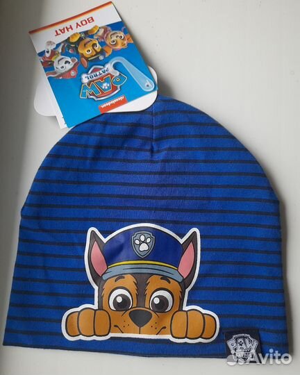 Новая шапка щенячий патруль Гонщик 86-92