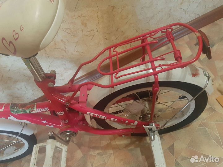 Велосипед детский розовый stels