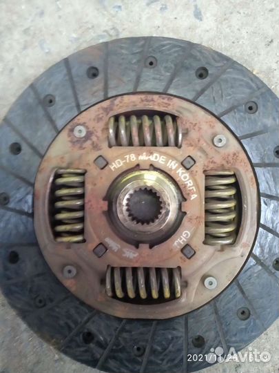 Корзина и диск сцепления хендай верна,акцент